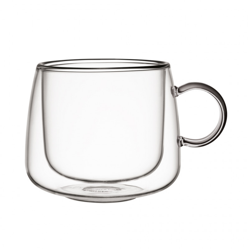 SKLENENÁ KÁVOVÁ ŠÁLKA, ARTESANO HOT&amp;COLD, SET 2KS